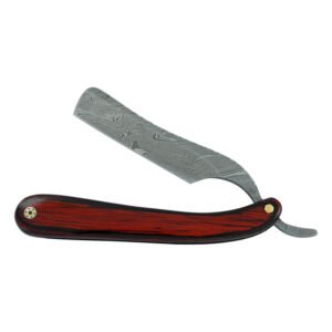 Throat Razor (Olivewood Handle)